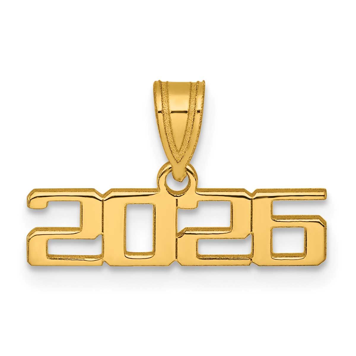 2026 Graduation Charm 14k Gold Polished, MPN: K9988-26, UPC: