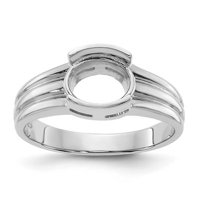 Gemstone Ring Mounting 14k White Gold, MPN: Y4474, UPC: