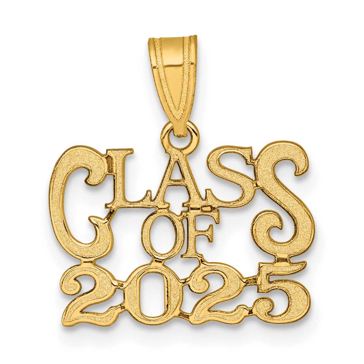 Class of 2025 Graduation Charm 14k Gold Polished, MPN: K9986-25, UPC: