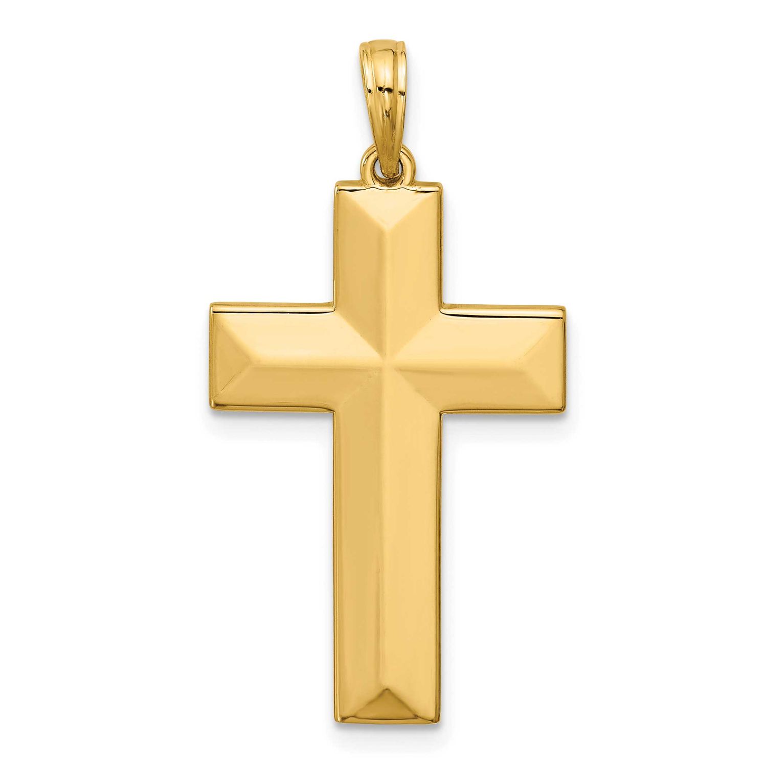 Cross Pendant 14k Gold Polished, MPN: D5733, UPC: