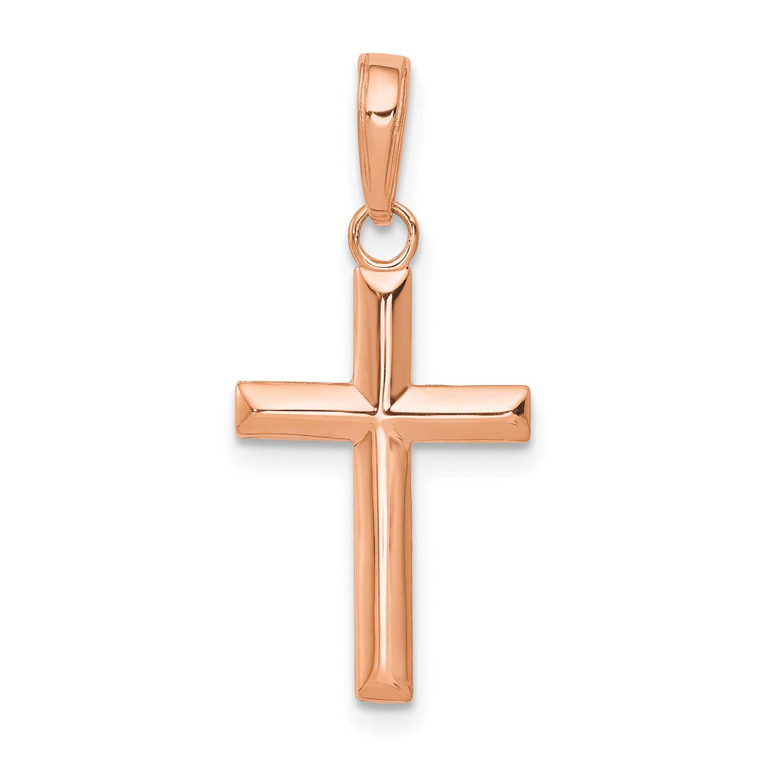 Small Cross Pendant 14k Rose Gold, MPN: M1322R, UPC: