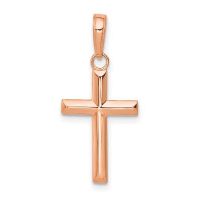 Small Cross Pendant 14k Rose Gold, MPN: M1322R, UPC: