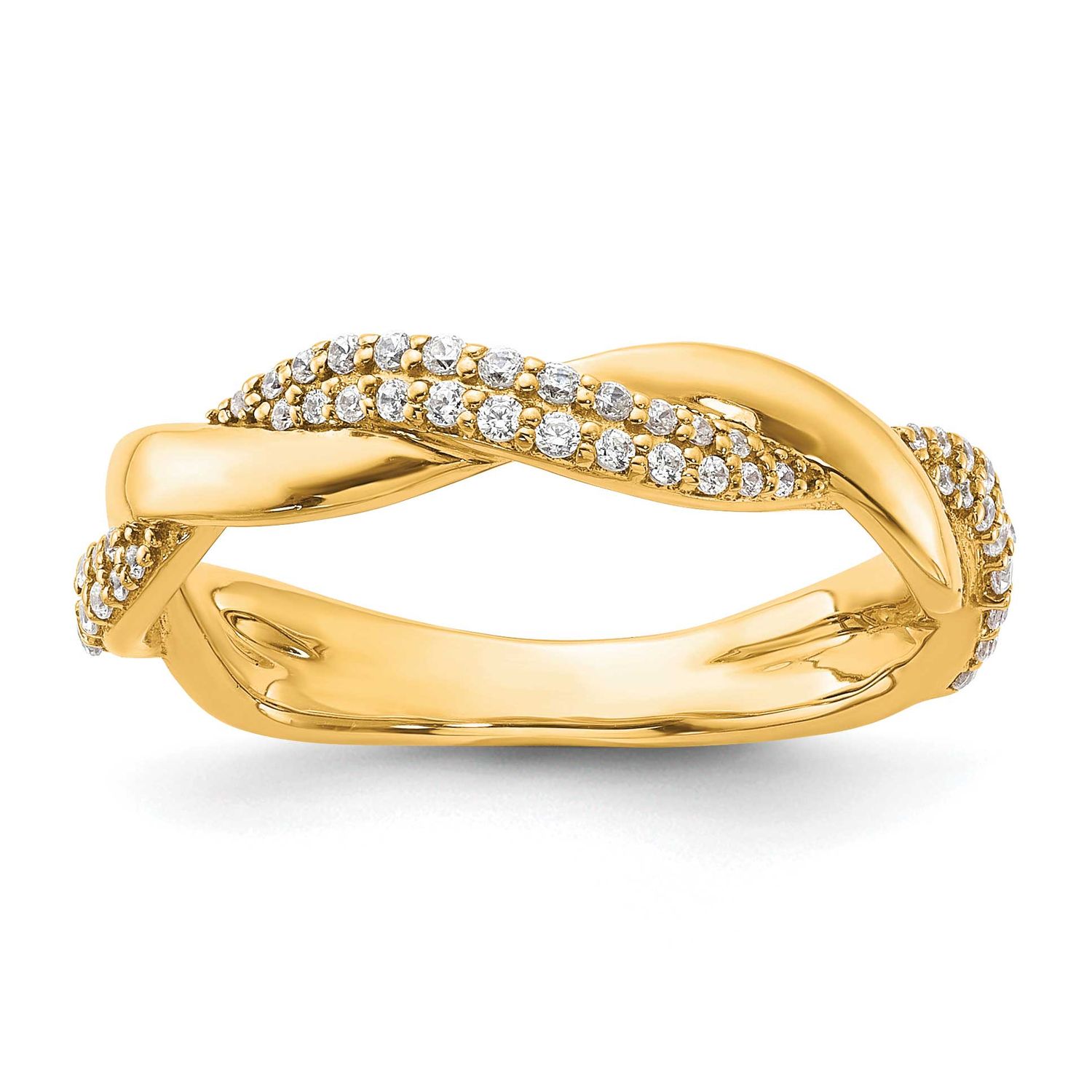 Diamond Fashion Ring 14k Gold Polished, MPN: RM6169-025-YAA, UPC: