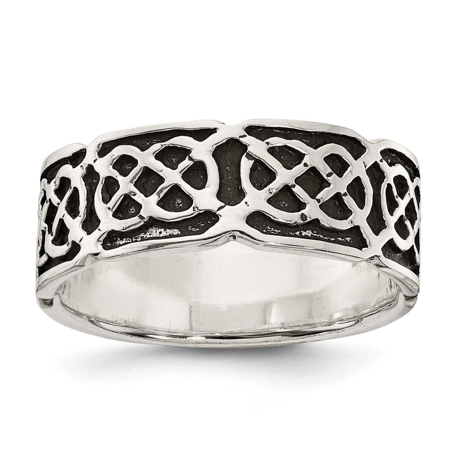 Celtic Ring Sterling Silver Antiqued, MPN: QR6912, UPC: 883957934730