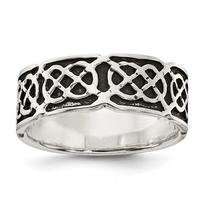 Celtic Ring Sterling Silver Antiqued, MPN: QR6912, UPC: 883957934730