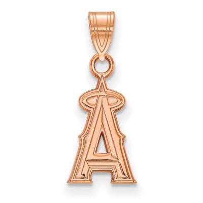 MLB Los Angeles Angels Letter A Small Pendant 14k Rose Gold, MPN: 4R002ANG
