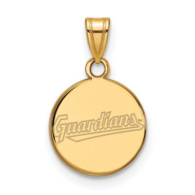 MLB Cleveland Guardians Small Disc Pendant 14k Gold, MPN: 4Y011GUA
