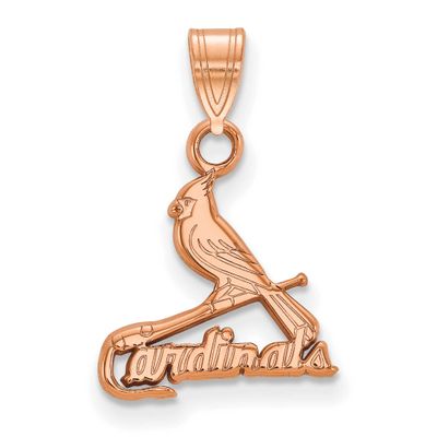 MLB St. Louis Cardinals Bird/Bat Small Pendant 14k Rose Gold, MPN: 4R002CRD