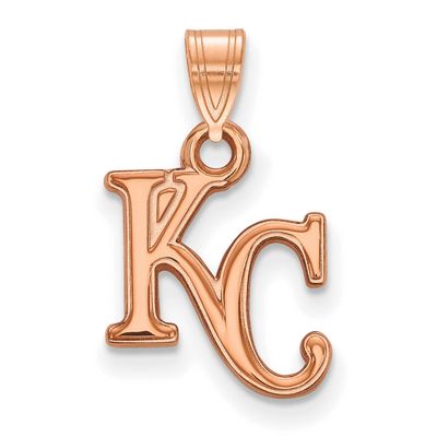 MLB Kansas City Royals Letters K-C Pendant 14k Rose Gold, MPN: 4R002ROY