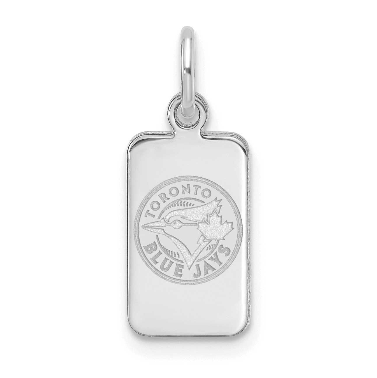 MLB Toronto Blue Jays Tag Pendant Sterling Silver Rhodium-plated, MPN: SS125BLU