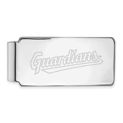 MLB Cleveland Guardians Money Clip Sterling Silver Rhodium-plated, MPN: SS007GUA