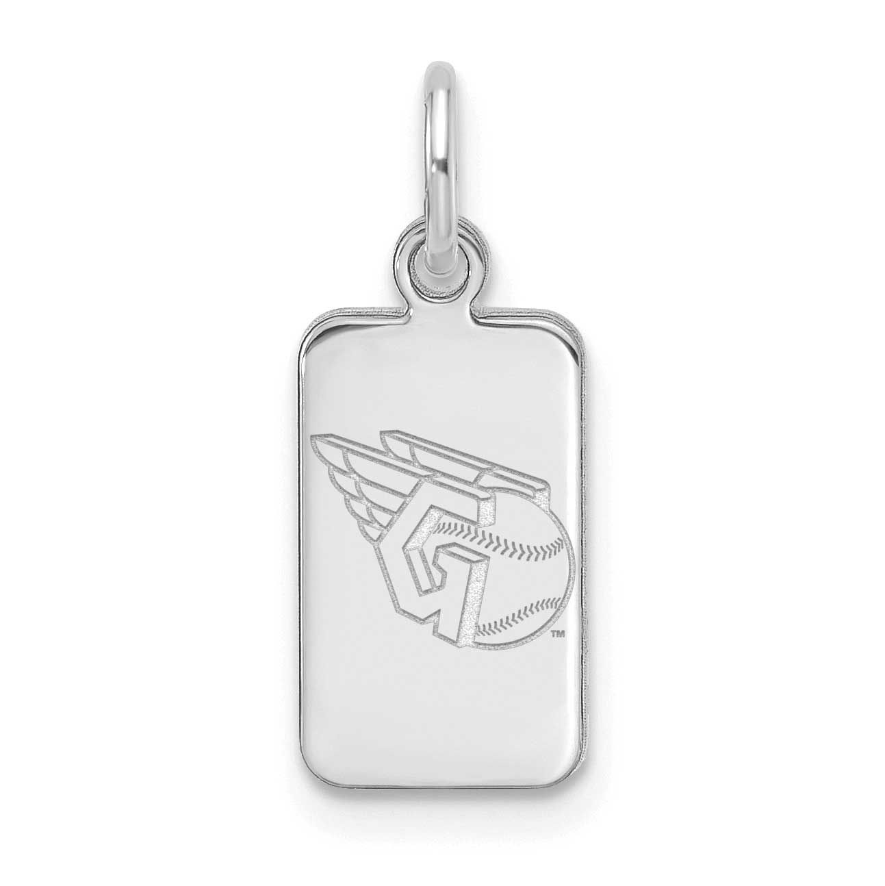 MLB Cleveland Guardians Tag Pendant Sterling Silver Rhodium-plated, MPN: SS125GUA