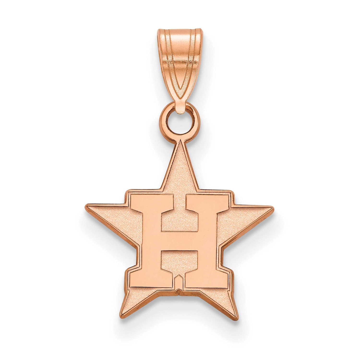 MLB Houston Astros Letter H Star Pendant 14k Rose Gold, MPN: 4R012AST
