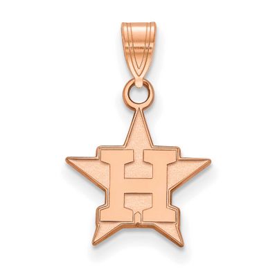 MLB Houston Astros Letter H Star Pendant 14k Rose Gold, MPN: 4R012AST