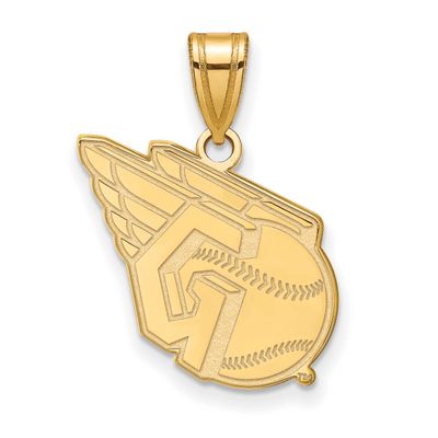 MLB Cleveland Guardians Logo Medium Pendant 14k Gold, MPN: 4Y024GUA