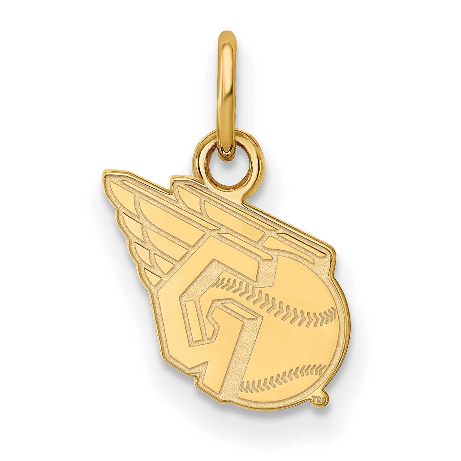 MLB Cleveland Guardians Logo Extra Small Pendant 14k Gold, MPN: 4Y021GUA