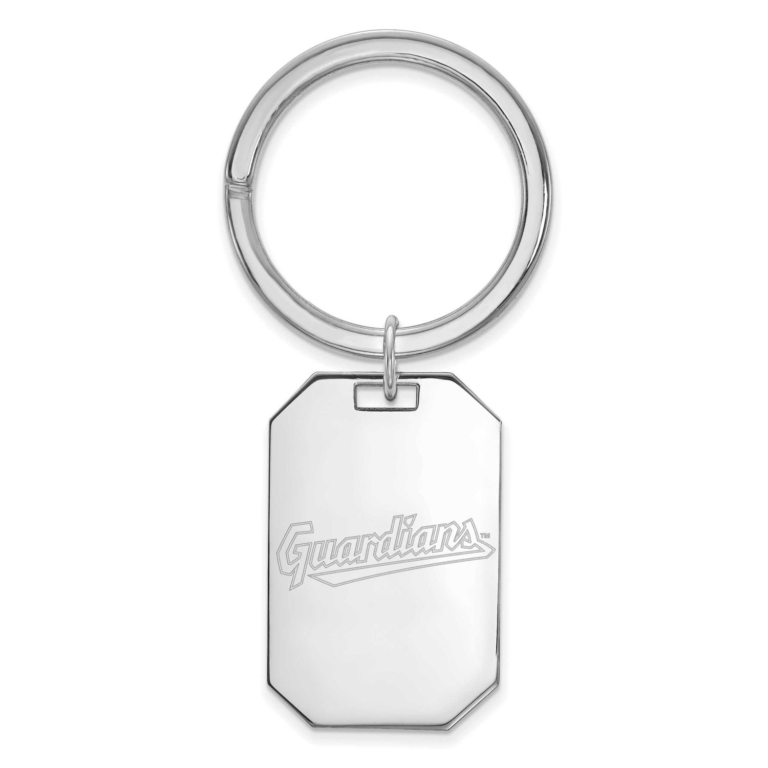 MLB Cleveland Guardians Key Chain Sterling Silver Rhodium-plated, MPN: SS008GUA
