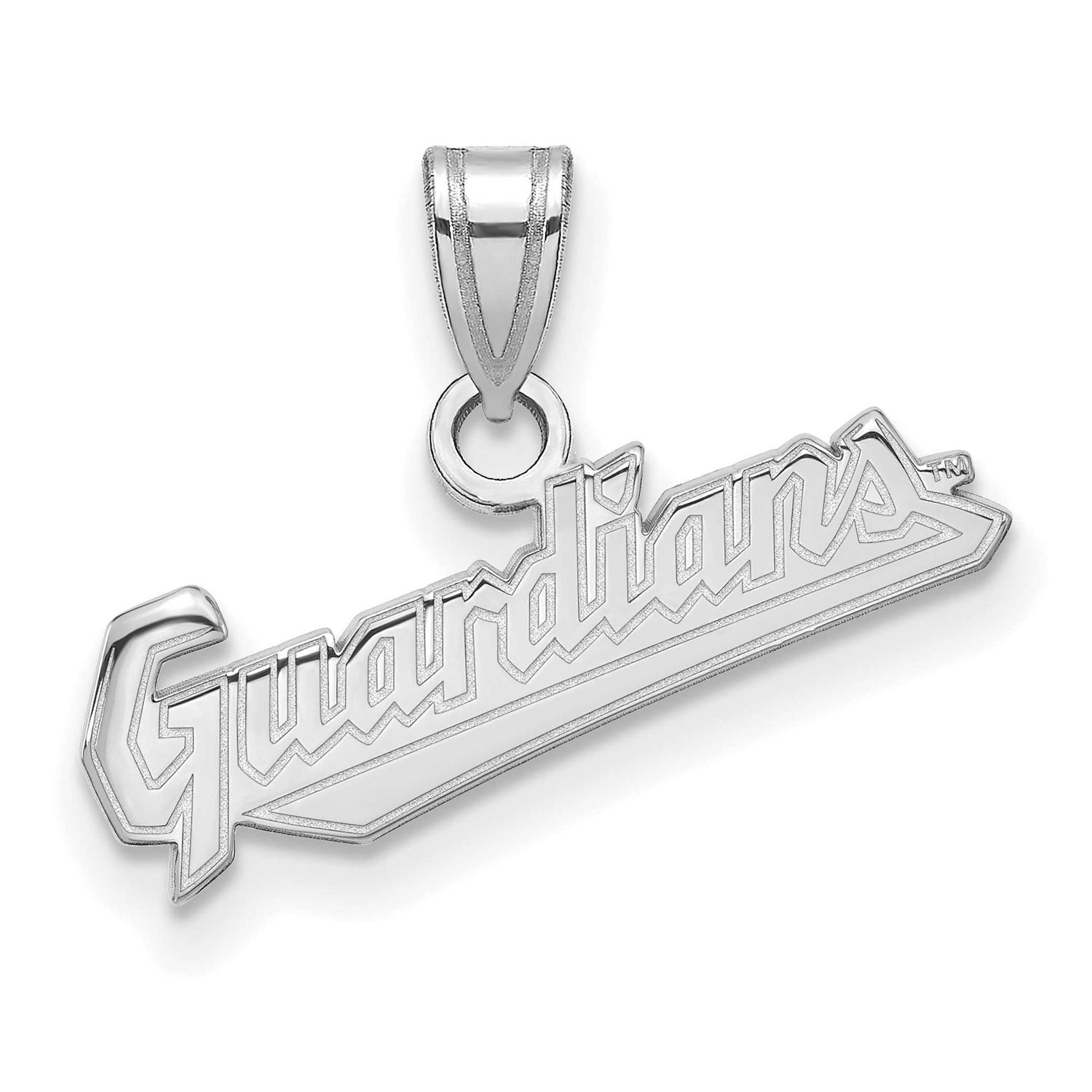 MLB Cleveland Guardians Small Pendant Sterling Silver Rhodium-plated, MPN: SS043GUA