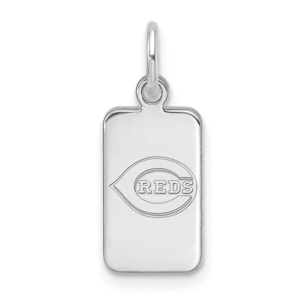 MLB Cincinnati Reds Tag Pendant Sterling Silver Rhodium-plated, MPN: SS125RDS
