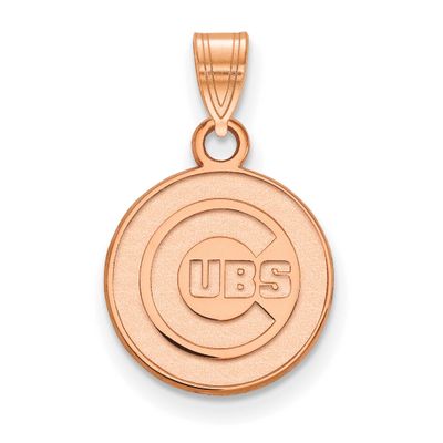 MLB Chicago Cubs Small Pendant 14k Rose Gold, MPN: 4R002CUB