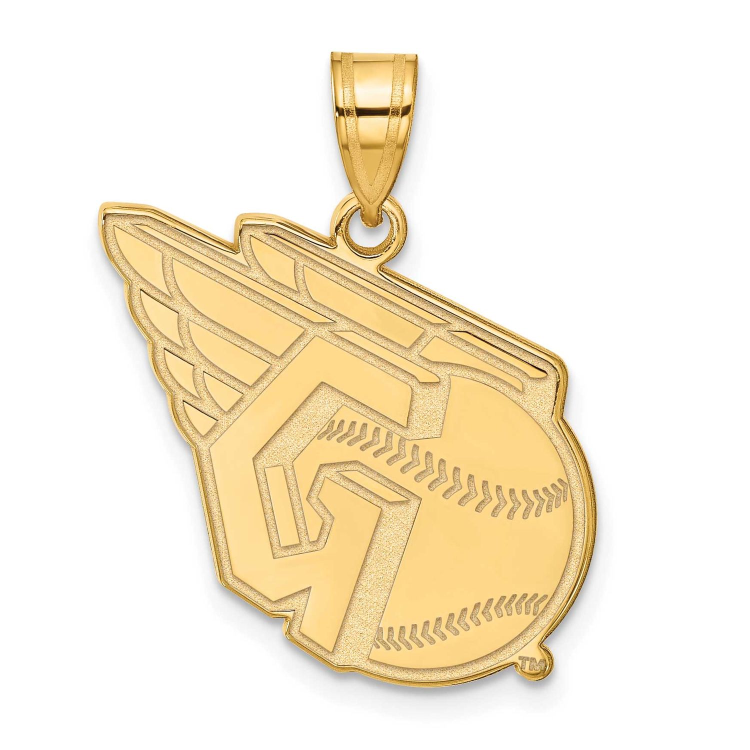 MLB Cleveland Guardians Logo Large Pendant 14k Gold, MPN: 4Y002GUA