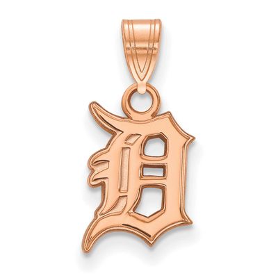 MLB Detroit Tigers Letter D Small Pendant 14k Rose Gold, MPN: 4R002TIG