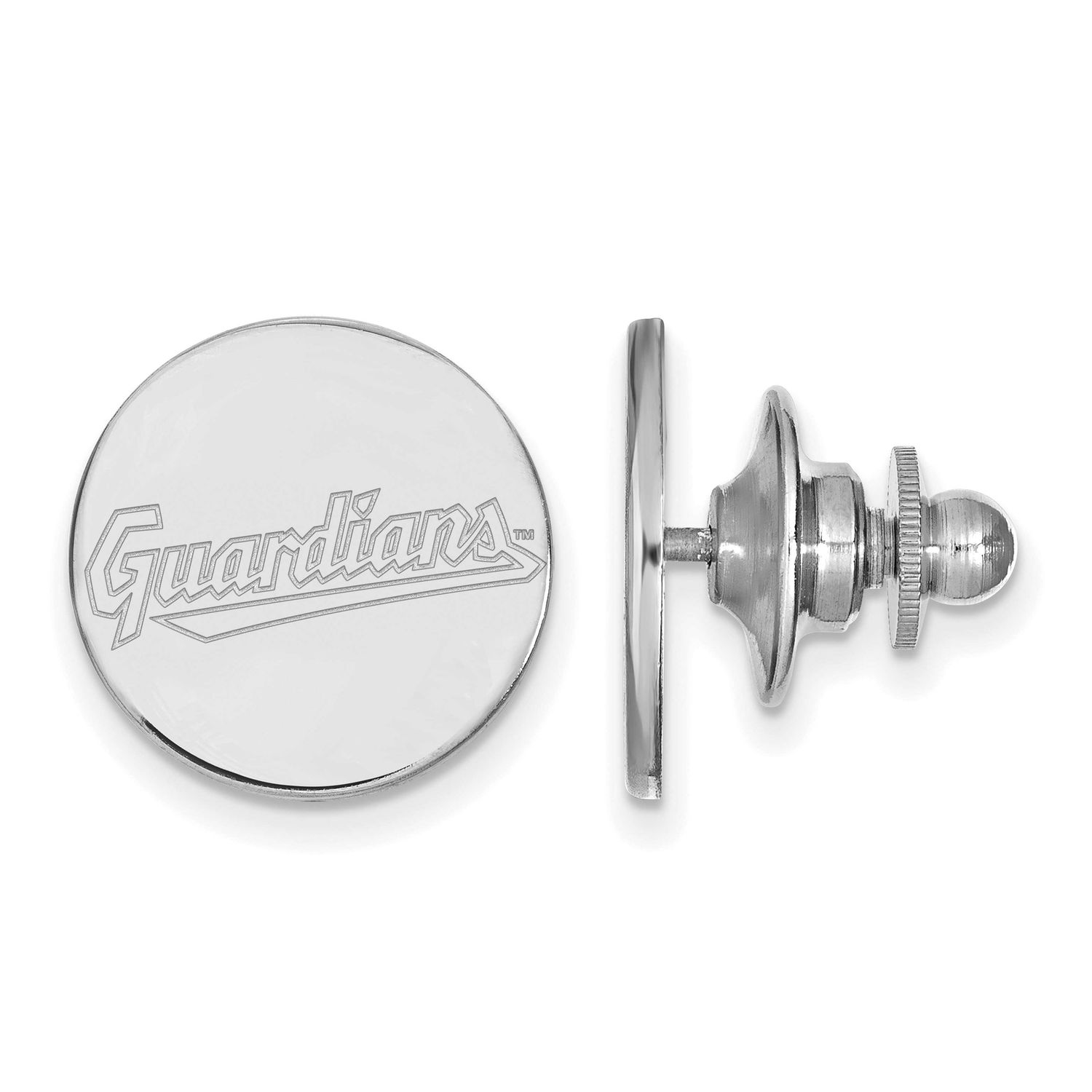 MLB Cleveland Guardians Pin Sterling Silver Rhodium-plated, MPN: SS003GUA
