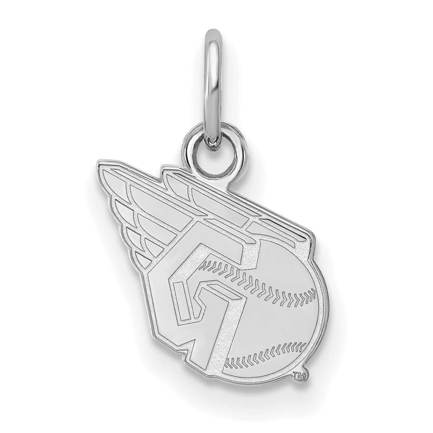 MLB Cleveland Guardians Extra Small Pendant Sterling Silver Rhodium-plated, MPN: SS021GUA