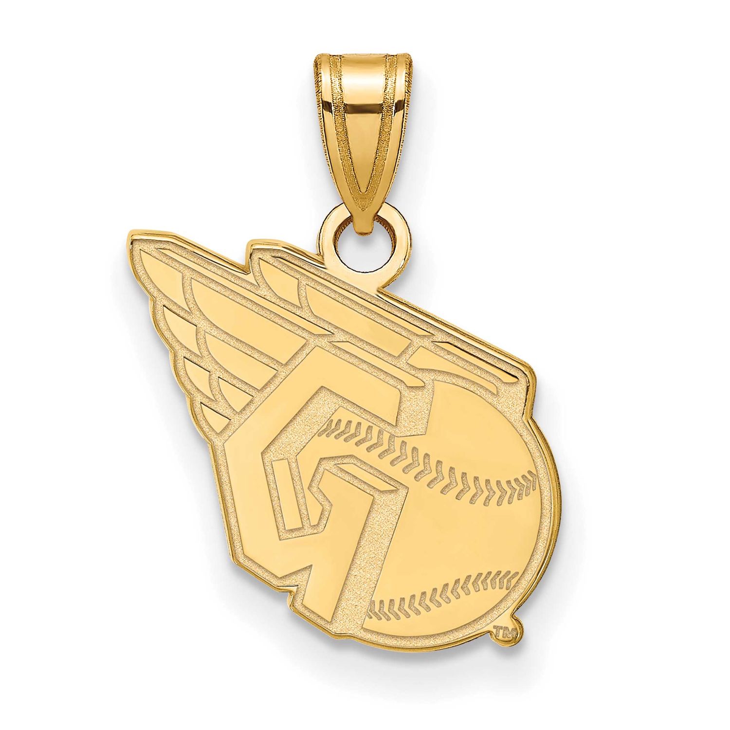 MLB Cleveland Guardians Logo Small Pendant 14k Gold, MPN: 4Y001GUA