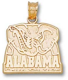 University of Alabama Elephant Logo Ring Sterling Silver UAL016GR-SS 191101773709