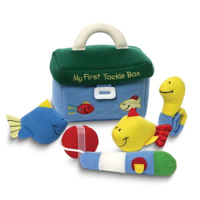 Baby Gund My First Tackle Box Plush Playset with Fish, Rod, and Snake Toys GM15311 283990715790
