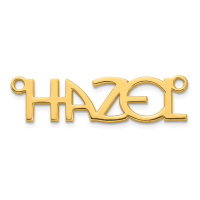Name Plate Sterling Silver Gold-plated XNA1510GP