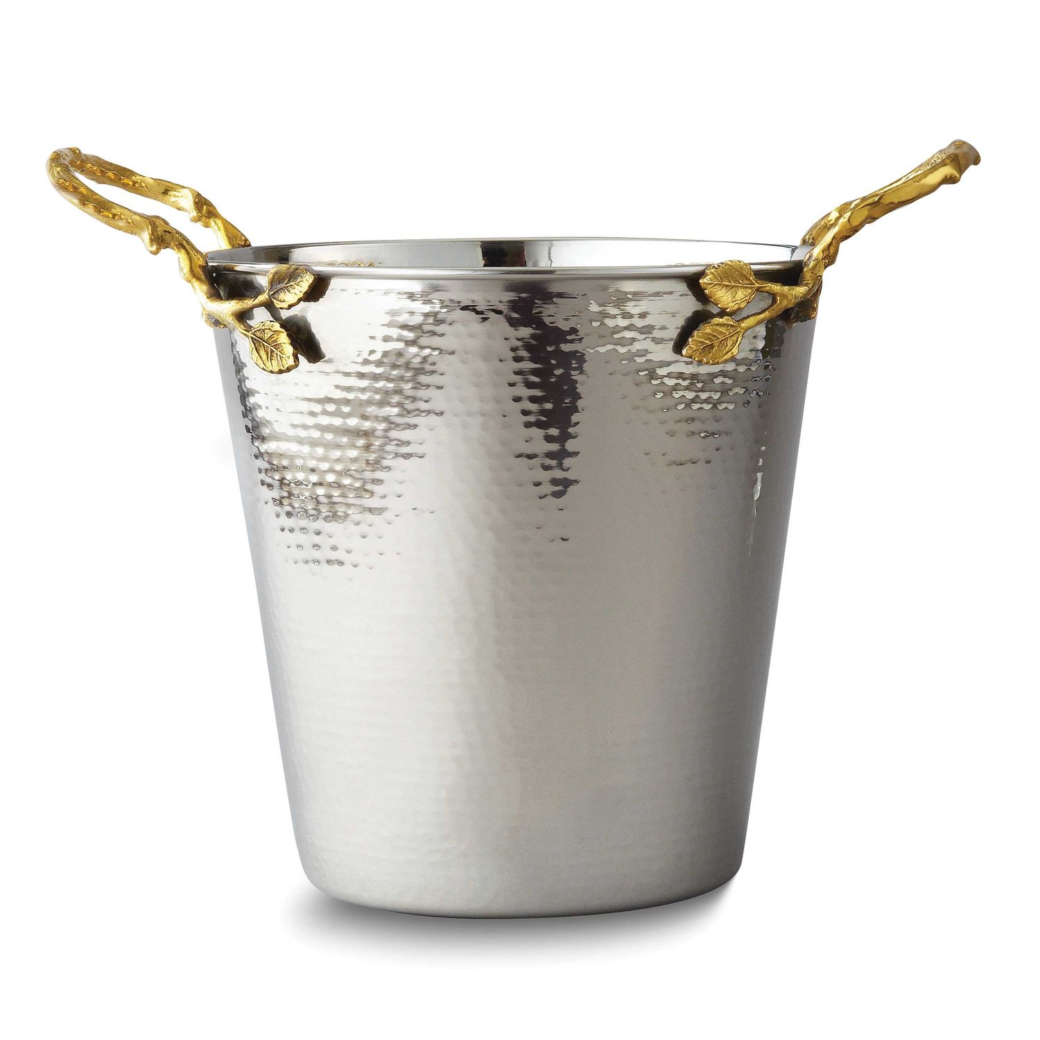Hammered with Golden Vine Handles Wine Bucket Stainless Steel GM14122 15227700268