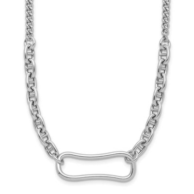 2 Inch Extender Necklace Sterling Silver Rhodium-plated QLF1386-17.25 196904346907