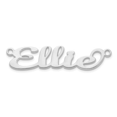 Name Plate 14k White Gold XNA1513W