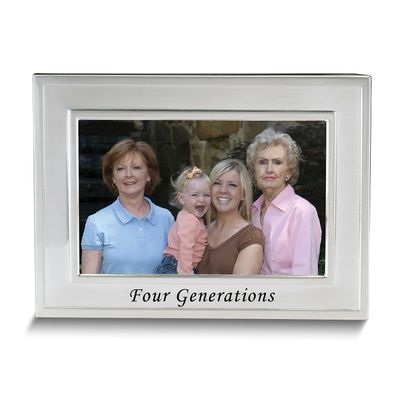 Four Generations 6x4 Photo Silver-Tone Metal Frame GM4562 751148059503