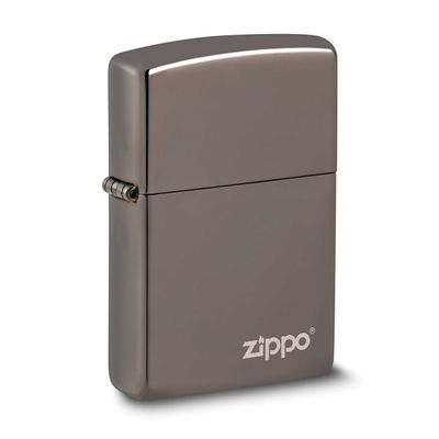 Zippo Logo Black Ice Lighter GL8386 41689100575