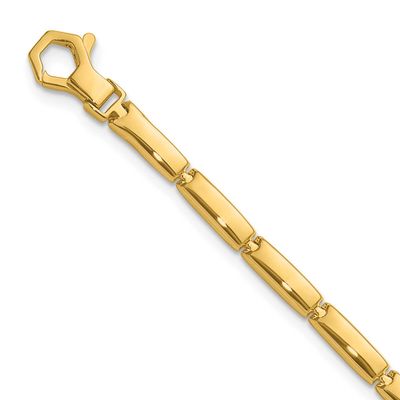 Fancy Link Bracelet 14k Gold Polished LF2000-7.5 196904321553