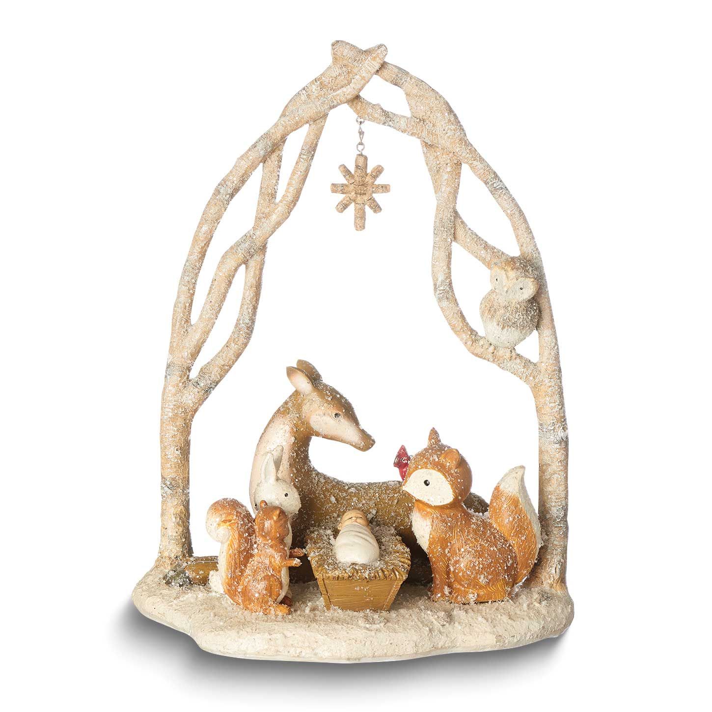 Resin Animal Nativity with Arch Figurine GM23527 89945697322