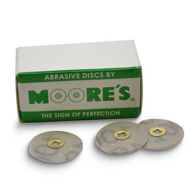 Package of 50 Fine Grit 7/8 Ec Moore Abrasive Sand Plastic Discs JT5188