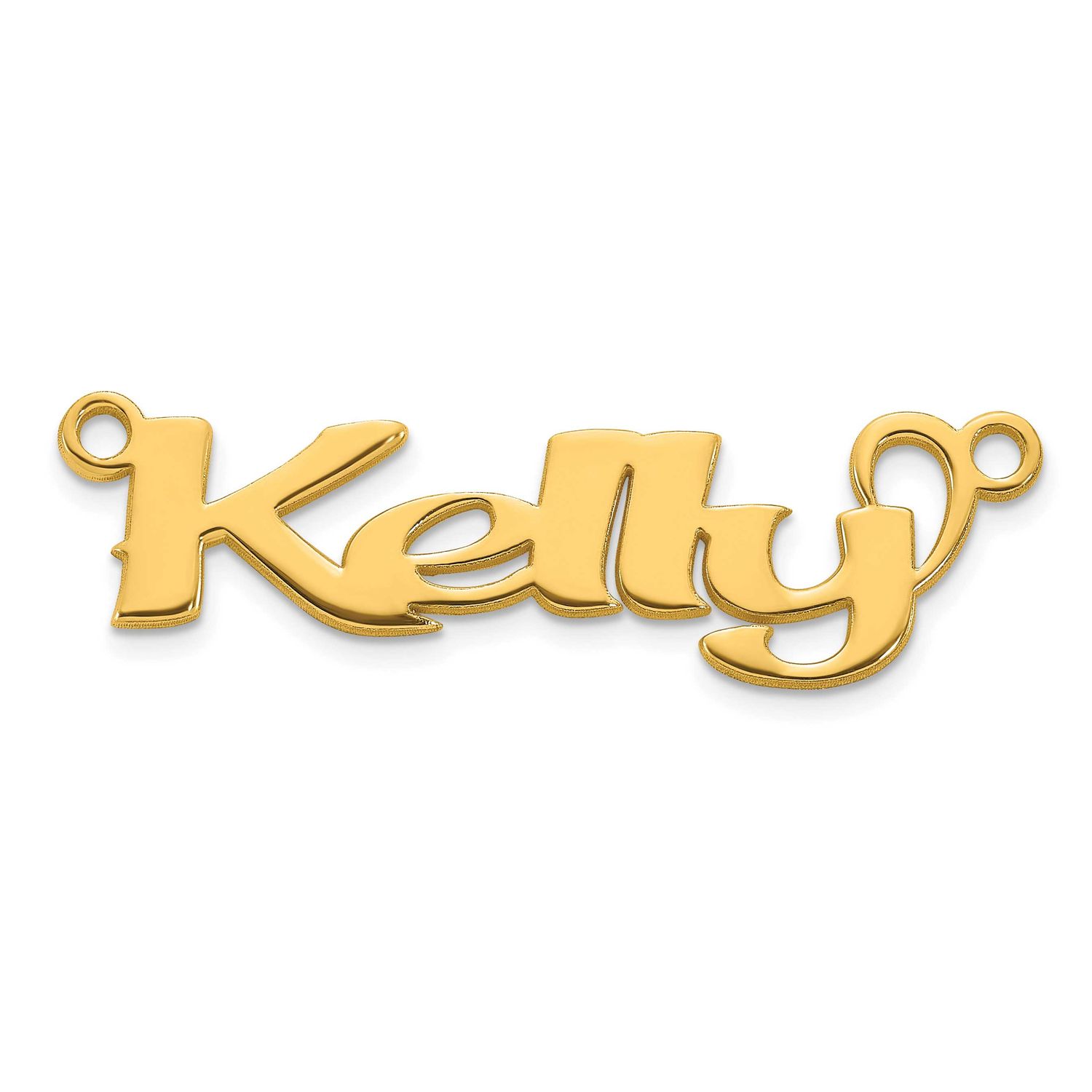 Name Plate Sterling Silver Gold-plated XNA1489GP