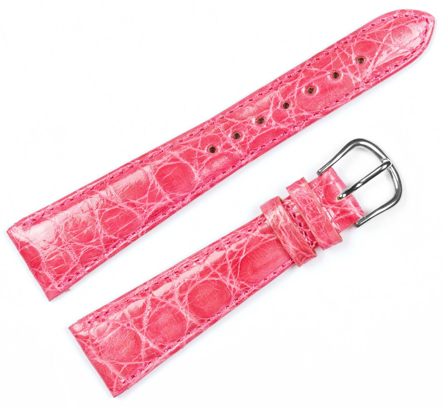 Genuine Crocodile Pink (Short) 18x16 429S-18