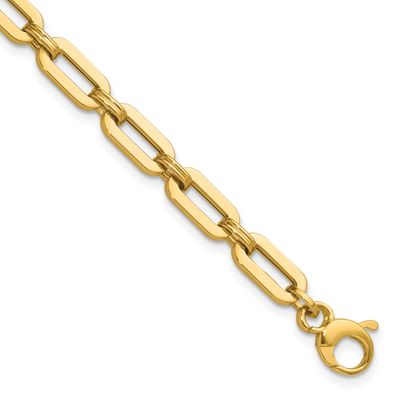 Fancy Link Bracelet 14k Gold Polished LF2151-7.75 196904315552