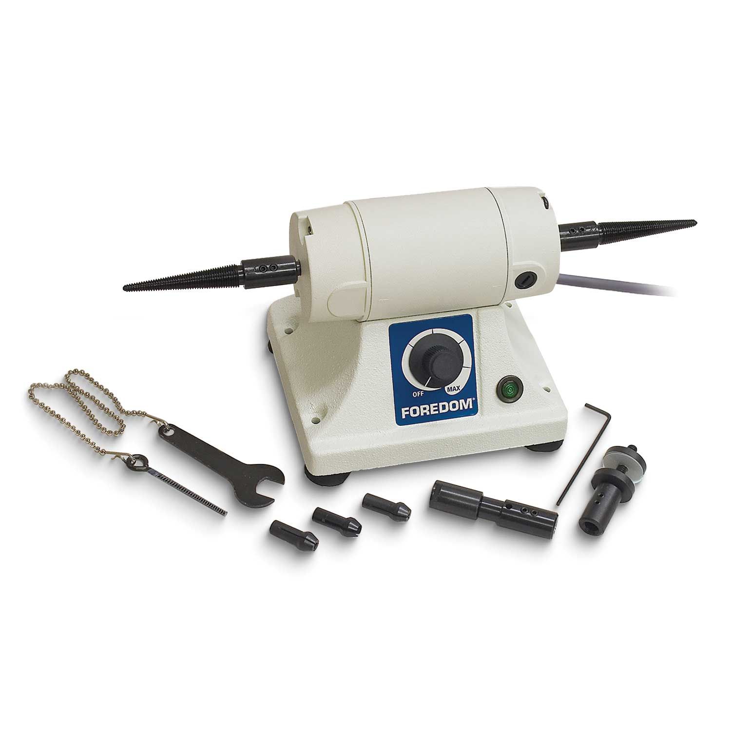 Bench Lathe Kit with Spindles, Collet Holder and Mandrel JT5652 98666738405