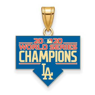 2020 World Series Champions Los Angeles Dodgers Large Enamel Pendant Gold-plated GP005DOD20 1911015…
