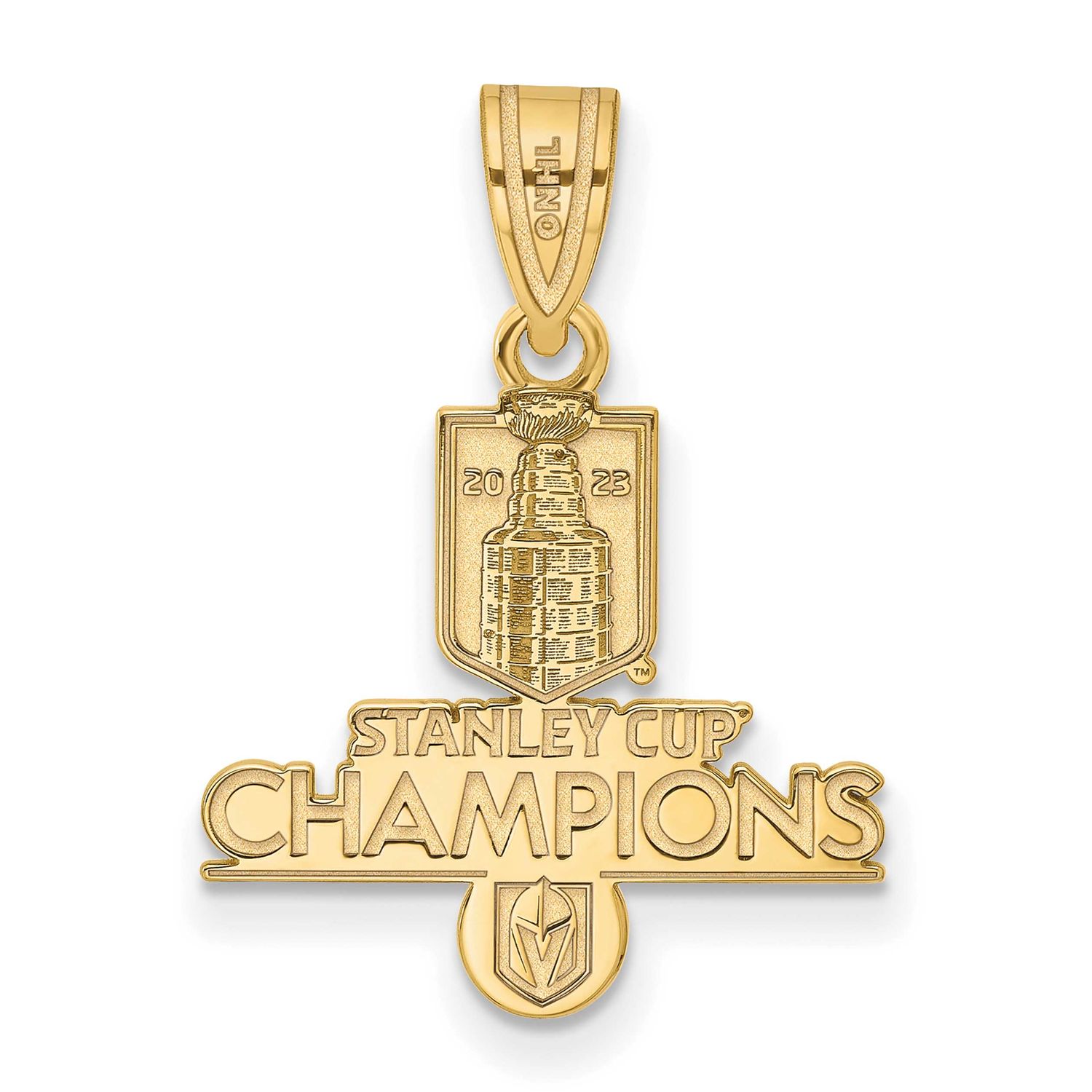 2023 Stanley Cup Champions Vegas Golden Knights Medium Pendant Gold-plated GP001VGK23