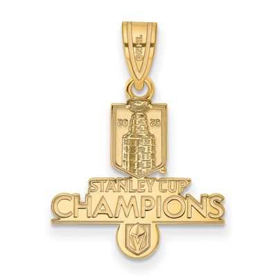 2023 Stanley Cup Champions Vegas Golden Knights Medium Pendant Gold-plated GP001VGK23