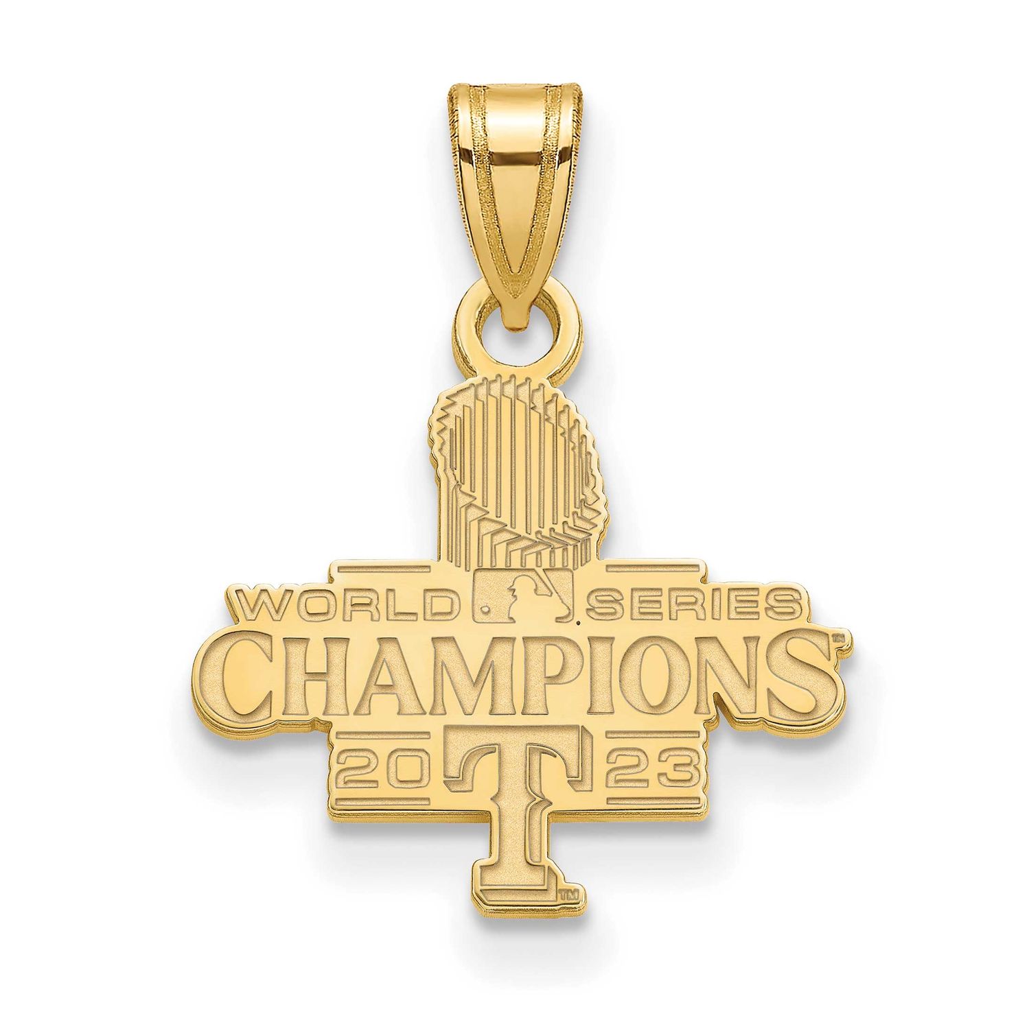 2023 World Series Champions Texas Rangers Small Pendant Gold-plated GP001RAN23 196904204269
