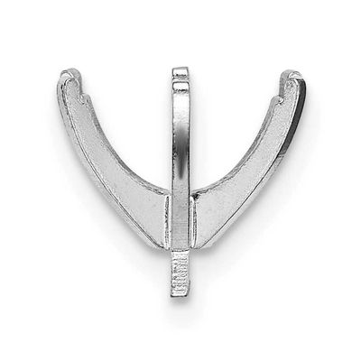 Round 6-Prong Pre-Notched Seat with Peg 5.0mm Setting 14k White Gold WG153-2