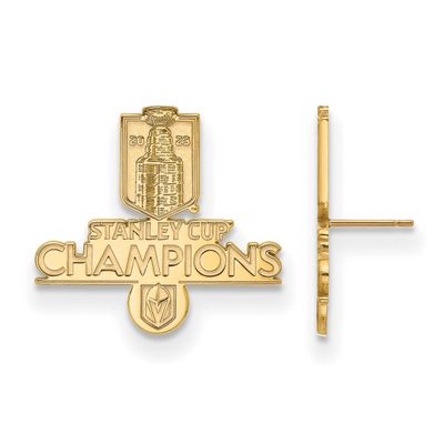 2023 Stanley Cup Champions Vegas Golden Knights Earrings Gold-plated GP003VGK23